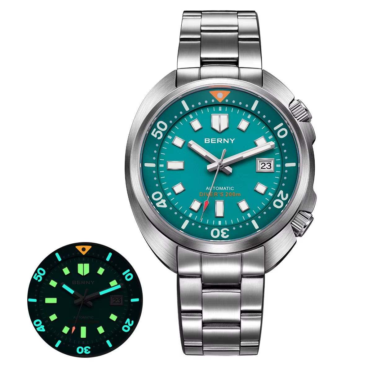 Diver Men Watch Miyota 8215 Top Automatic Mechanical Fashion Men Watch Luxury Sapphire Waterproof 200M Luminous Men Watch