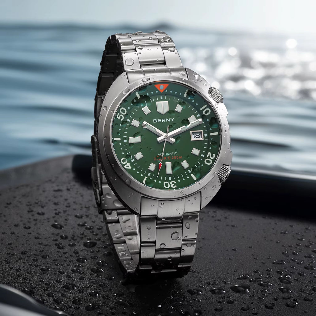 Diver Men Watch Miyota 8215 Top Automatic Mechanical Fashion Men Watch Luxury Sapphire Waterproof 200M Luminous Men Watch