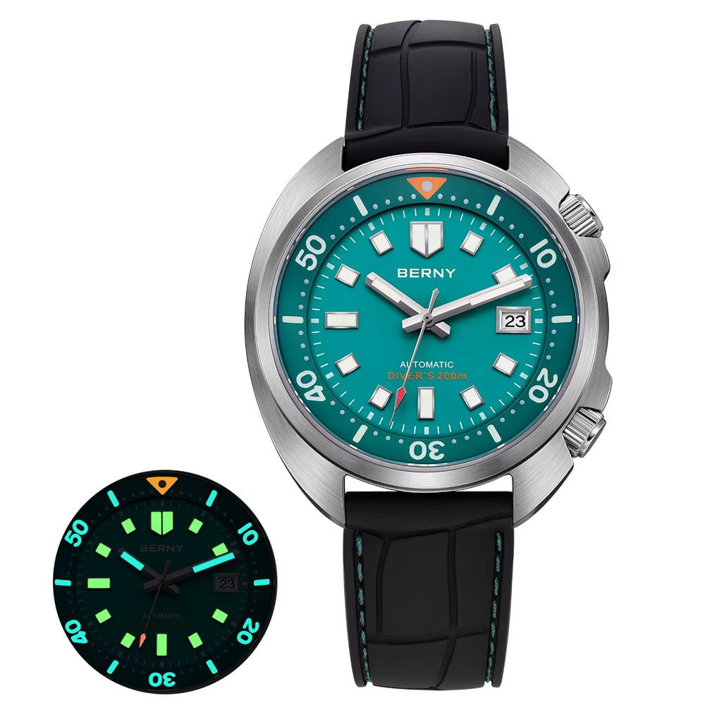 Diver Men Watch Miyota 8215 Top Automatic Mechanical Fashion Men Watch Luxury Sapphire Waterproof 200M Luminous Men Watch