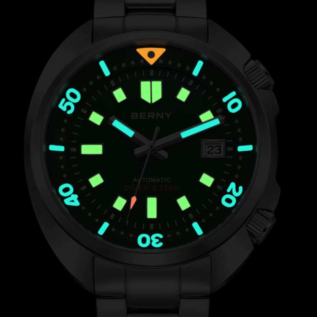 Diver Men Watch Miyota 8215 Top Automatic Mechanical Fashion Men Watch Luxury Sapphire Waterproof 200M Luminous Men Watch